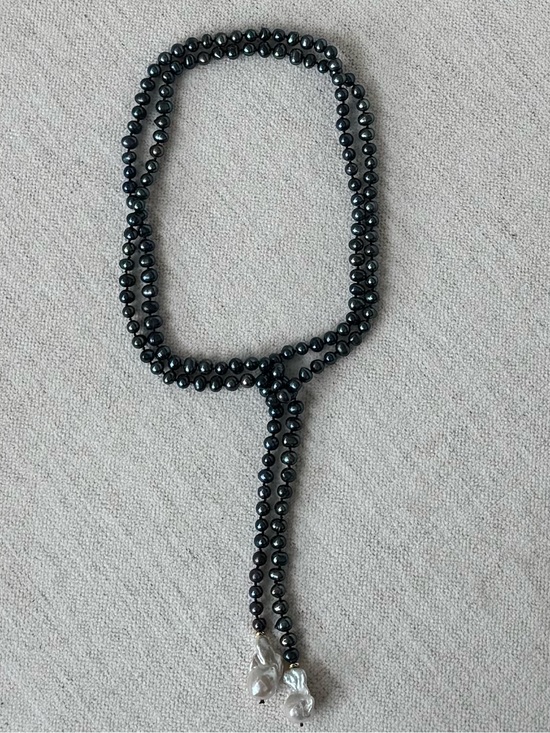Polo Ralph Lauren Jewelry - NWOT Polo Ralph Lauren Black and Baroque Pearl Strand Necklace
